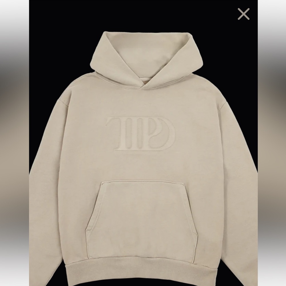 Taylor Swift TTPD Beige Hoodie